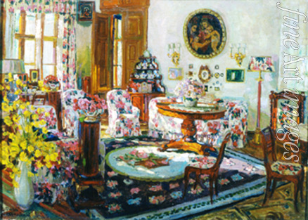 Zhukovsky Stanislav Yulianovich - Interior in the Manor House Brasovo