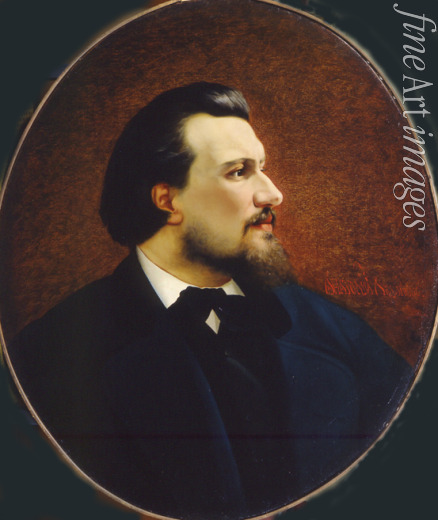 Lelakow Anatoli - Porträt des Schriftstellers Nikolai Leskow (1831-1895)