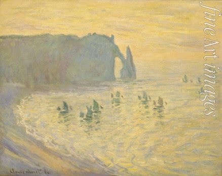 Monet Claude - Cliffs at Ètretat