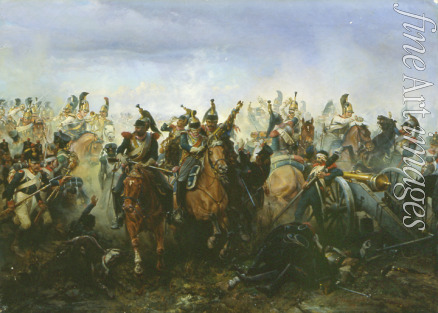 Willewalde Gottfried (Bogdan Pavlovich) - The battle of Fer-Champenois on March 13, 1814