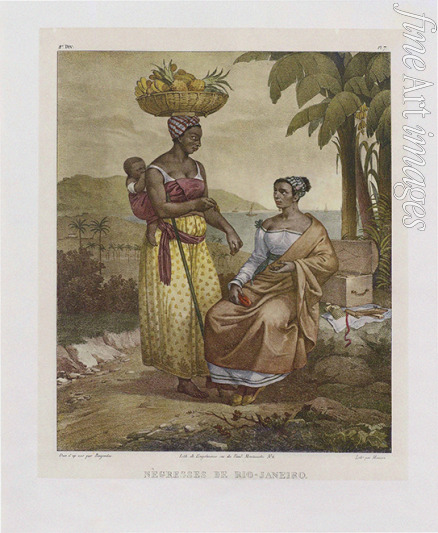 Rugendas Johann Moritz - Black women from Rio de Janeiro. From 
