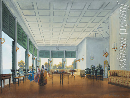 Bossoli Carlo - Interieur im Naryschkin-Palast in Mischor