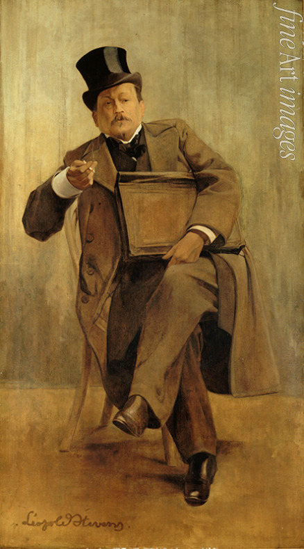 Stevens Léopold - Porträt von Georges Courteline (1858-1929)