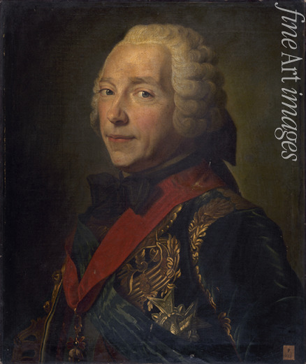 La Tour Maurice Quentin de - Portrait of Charles Louis Auguste Fouquet, duc de Belle-Isle (1684-1761)