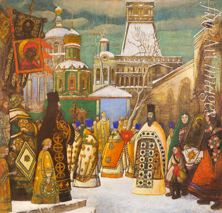 Brailovsky Leonid Mikhaylovich - Easter procession