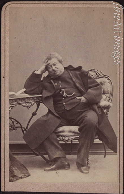 Helm Amand - The author Alexandre Dumas père (1802-1870)