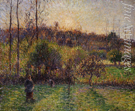 Pissarro Camille - Aufgehende Sonne bei Eragny