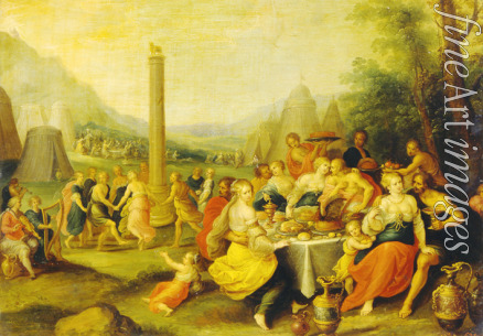 Francken Frans the Younger - The Adoration of the Golden Calf