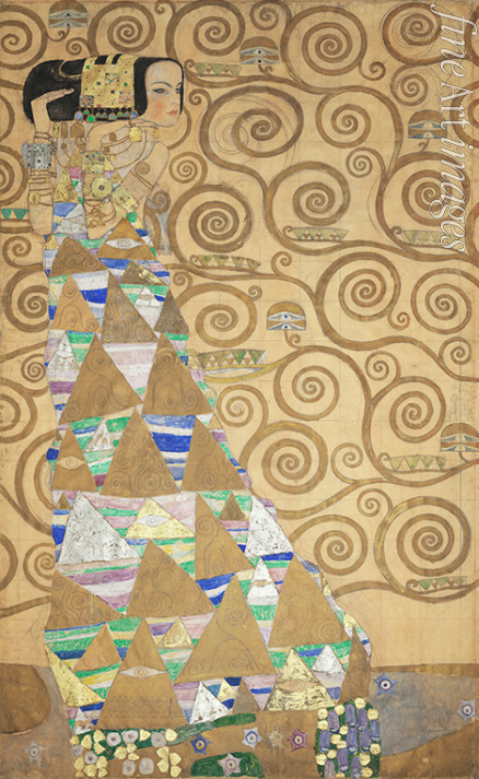 Klimt Gustav - The Stoclet Frieze, Detail: The Expectation