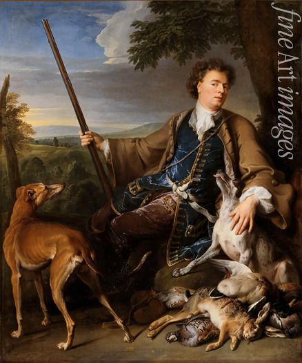 Desportes Alexandre François - Self-Portrait in Hunting Dress