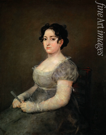 Goya Francisco de - Portrait of a Lady with a Fan