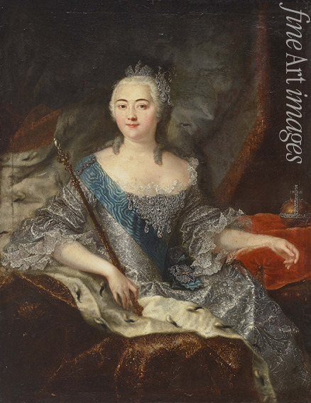 Grooth Georg-Christoph - Portrait of Empress Elizabeth of Russia (1709-1762)