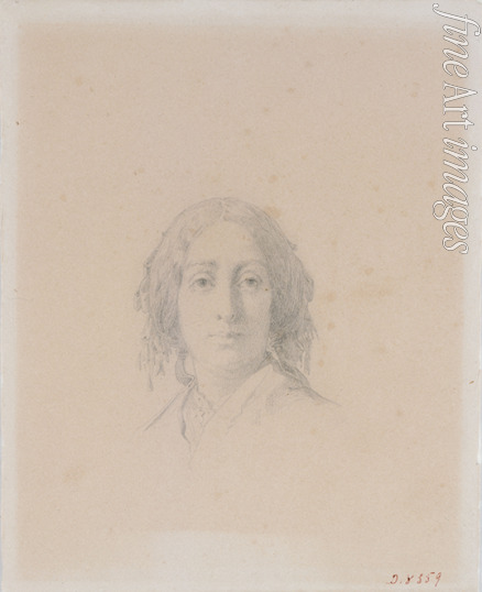 Manceau Alexandre Damien - Portrait of George Sand