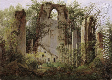 Friedrich Caspar David - Monastery ruin Eldena near Greifswald 