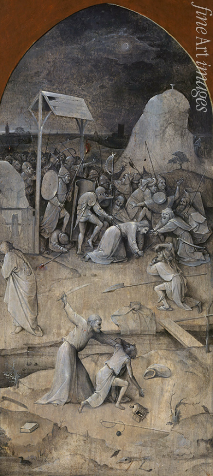Bosch Hieronymus - The Temptation of Saint Anthony. Triptych, reverse: The Capture of Christ