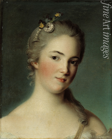 Nattier Jean-Marc - Portrait of Marie-Geneviève Boudrey