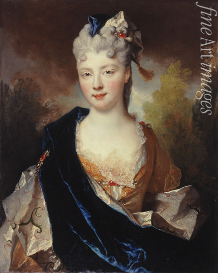 Largillière Nicolas de - Portrait of Marie Anne de Bourbon-Condé (1678-1718), Duchess of Vendôme