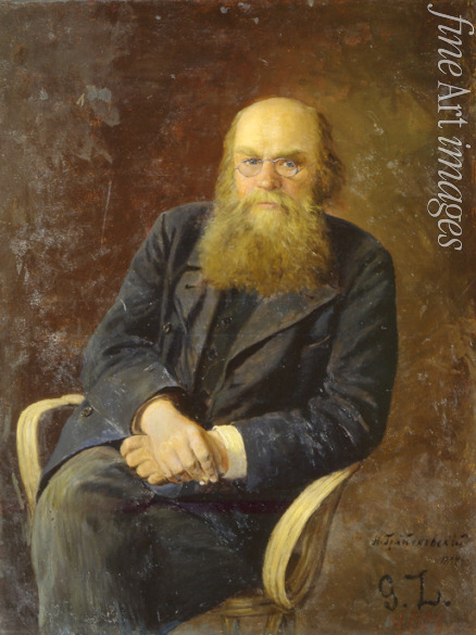 Grandkovsky Nikolai Karlovich - Portrait of the author Nikolay N. Zlatovratsky (1845-1911)