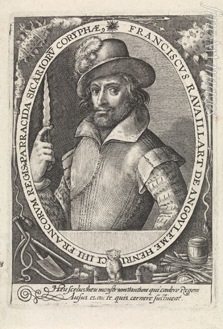 Passe Crispijn van de the Elder - François Ravaillac (1578-1610), the murderer of King Henry IV of France