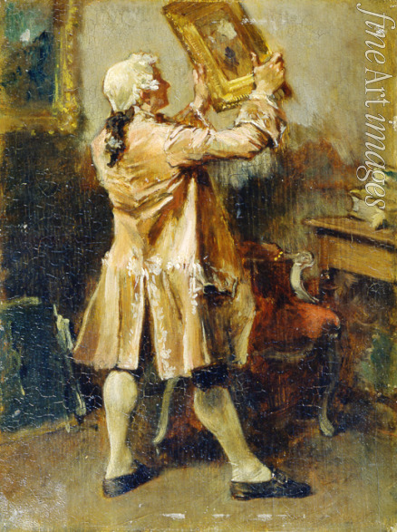 Meissonier Ernest Jean Louis - A painting lover