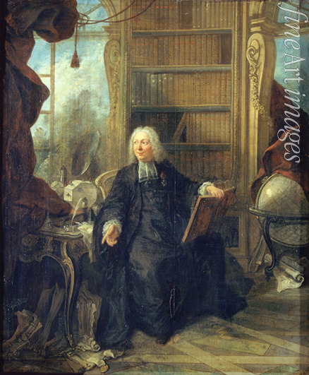 Lajoue Jacques de - Portrait of Jean-Antoine Nollet (1700-1770)