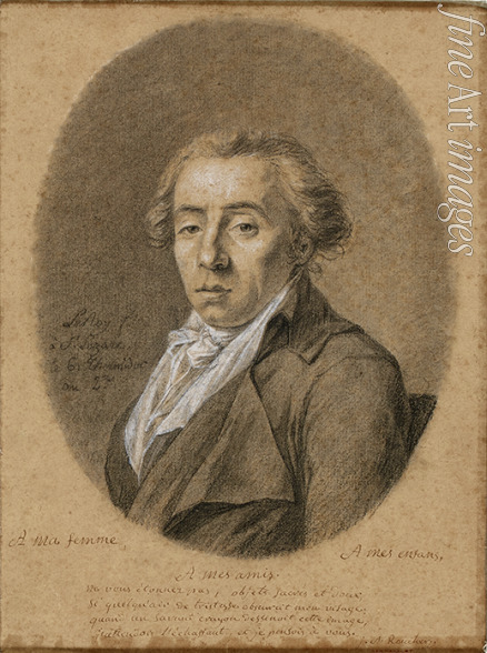 Leroy Joseph-François - Portrait of the poet Jean-Antoine Roucher (1745-1794)