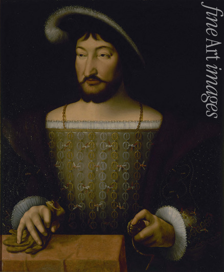 Cleve Joos van - Porträt des Königs Franz I. von Frankreich (1494-1547)