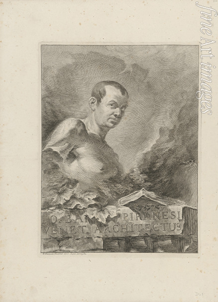 Polanzani Francesco - Porträt von Giovanni Battista Piranesi (1720-1778) 