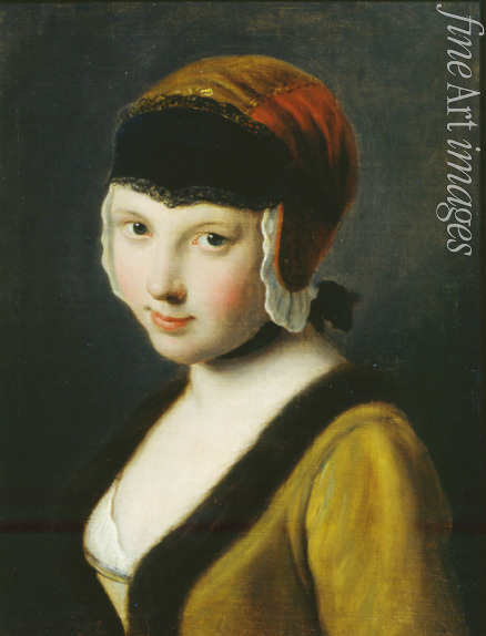 Rotari Pietro Antonio - A girl with a black mask