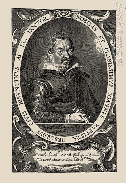 Kilian Lucas - Portrait of the composer Jean-Baptiste Besard (c. 1567-c. 1625) 