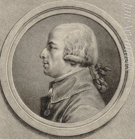 Moreau the Younger Jean Michel the Younger - Portrait of the cellist and composer Jean-Baptiste Sebastien Bréval (1753-1823) 