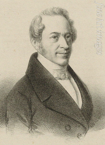Challamel Pierre-Joseph - Portrait of the composer Antoine Romagnesi (1781-1850) 