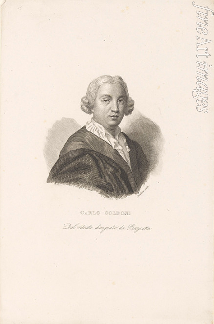 Piazzetta Gian Battista - Carlo Goldoni (1707-1793)