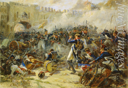 Zhigimont Pyotr Ivanovich - The battle of Smolensk on August 1812