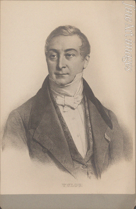 Grevedon Pierre Louis Henri - Portrait of the composer and flautist Jean-Louis Tulou (1786-1865)