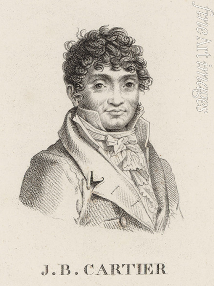 Debret Jean-Baptiste - Portrait of the violinist and composer Jean-Baptiste Cartier (1765-1841) 
