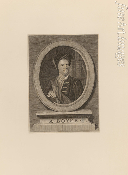 Basire James - Porträt von Abel Boyer (1667-1729) 