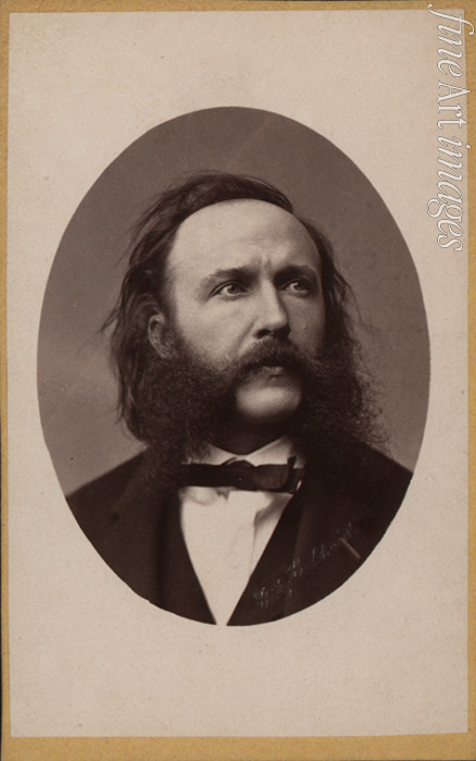 Luckhardt Fritz - Porträt von Komponist und Dirigent Ritter Johann von Herbeck (1831-1877)