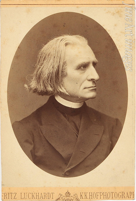 Luckhardt Fritz - Porträt von Komponist Franz Liszt (1811-1886)