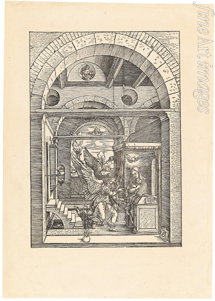Dürer Albrecht - Die Verkündigung, aus dem Marienleben