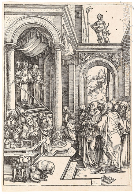 Dürer Albrecht - Mariä Tempelgang, aus dem Marienleben
