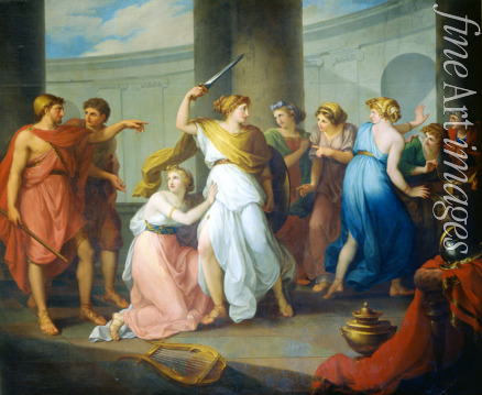 Argunow Nikolai Iwanowitsch - Odysseus entdeckt Achilles unter den Töchtern des Lykomedes