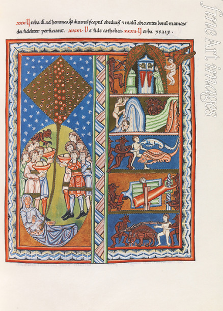 Anonymous - Miniature from Liber Scivias by Hildegard of Bingen