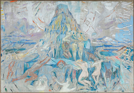 Munch Edvard - Der menschliche Berg, dem Licht entgegen