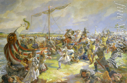 Truse-Ternowskaja Julia Nikolaewna - Die Schlacht an der Newa am 15. Juli 1240