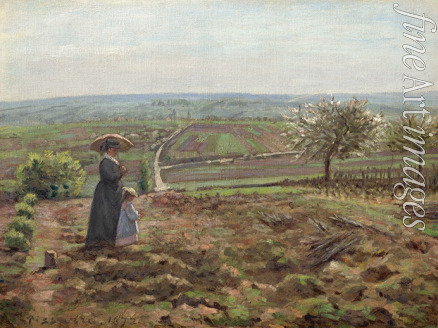 Pissarro Camille - La route de Rouen, les hauteurs de l'Hautil, Pontoise 