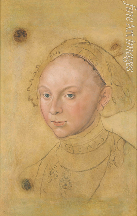 Cranach Lucas der Jüngere - Porträt der Prinzessin Katharina von Braunschweig-Grubenhagen (1524-1581) 