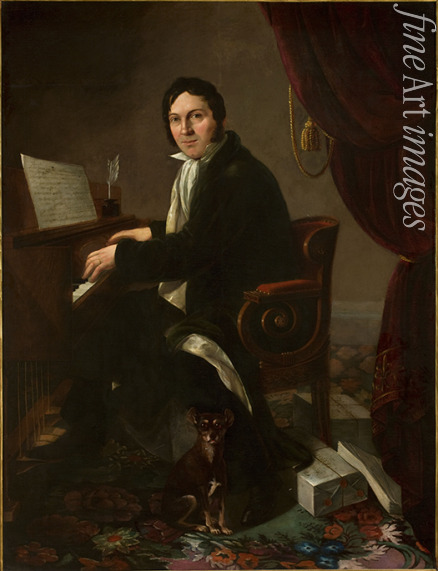Molinari Alexander - Porträt von Violinist und Komponist Karol Kurpinski (1785-1857)