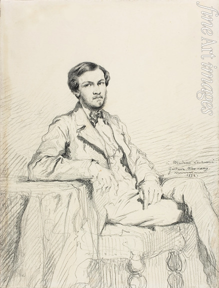 Moreau Gustave - Porträt von Komponist Eugène Lacheurié
