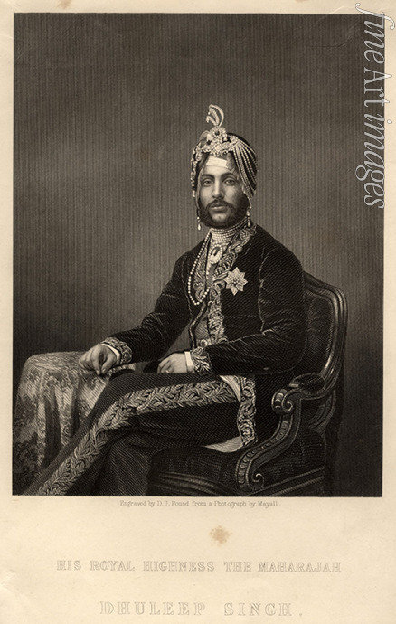 Pound Daniel John - Porträt von Maharadscha Duleep Singh (1838-1893) 